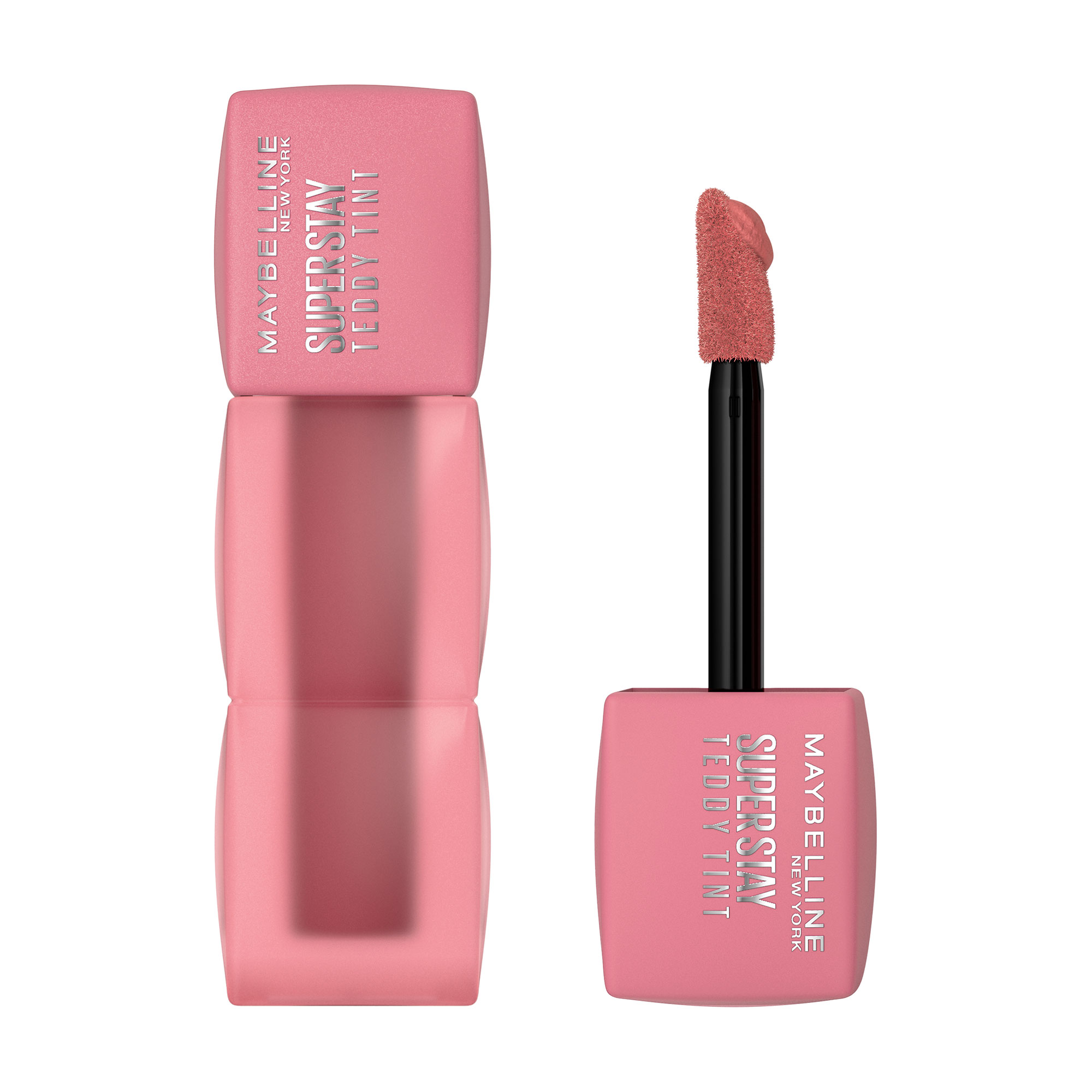 Стійка матова помада-тінт для губ Maybelline New York Super Stay Teddy Tint, 90 Ribbon Tied, 5 мл